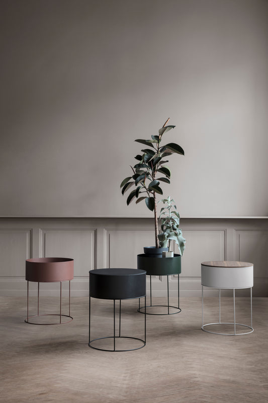 Jardiniere Plant Box Round Ferm Living – Eleganță și Stil - Bit ART Metal